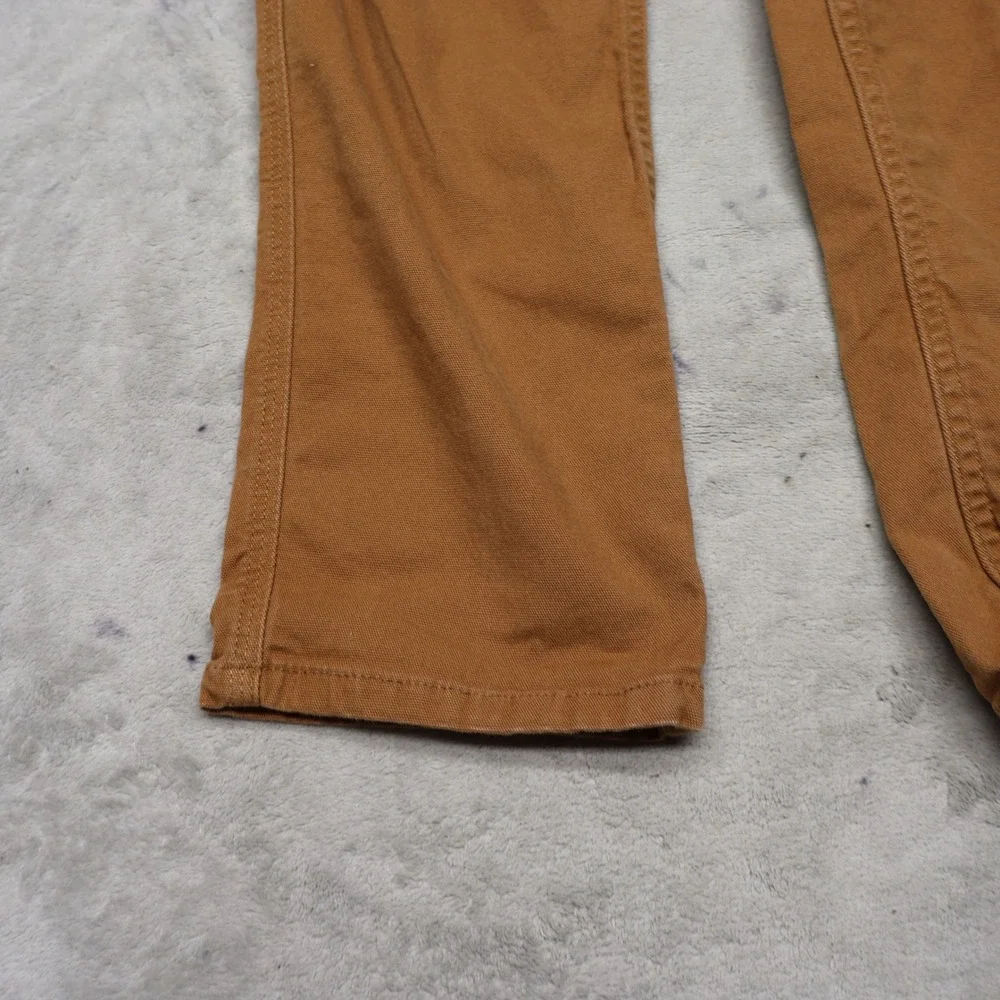 Carhartt Pants Womens 2 Short Brown Essential Ashland Relaxed Fit Workwear 29x30
